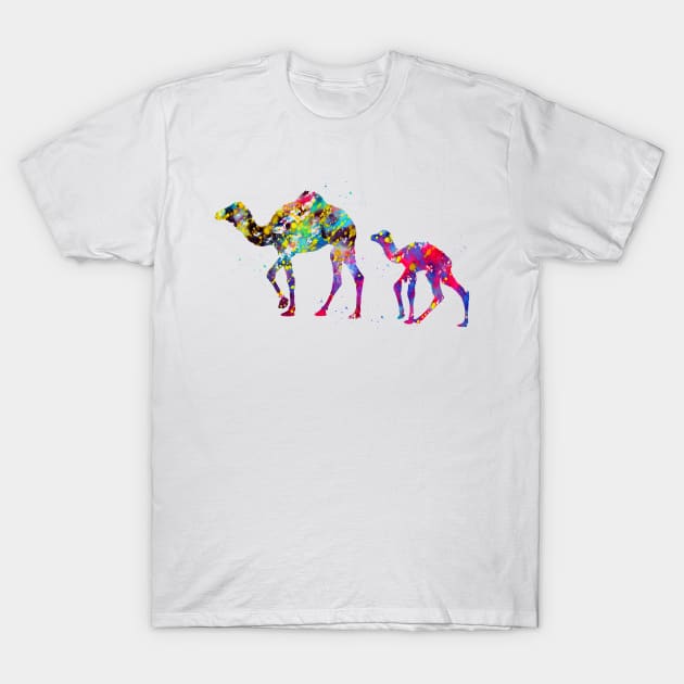 Dromedary Camels T-Shirt by erzebeth